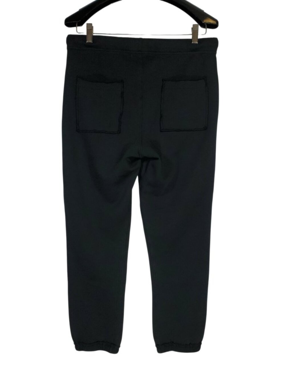 Frank & Eileen Sophie Italian Jogger Sweatpants Women's S Black Triple-Terry - Picture 6 of 8